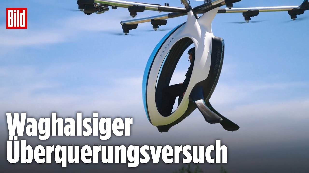 Eigenbau-Minicopter st&uuml;rzt in &Auml;rmelkanal