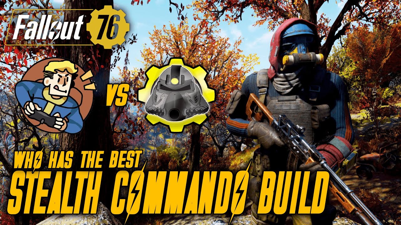Fallout 76 Stealth Commando Build | Ratty Star VS DTDGamer