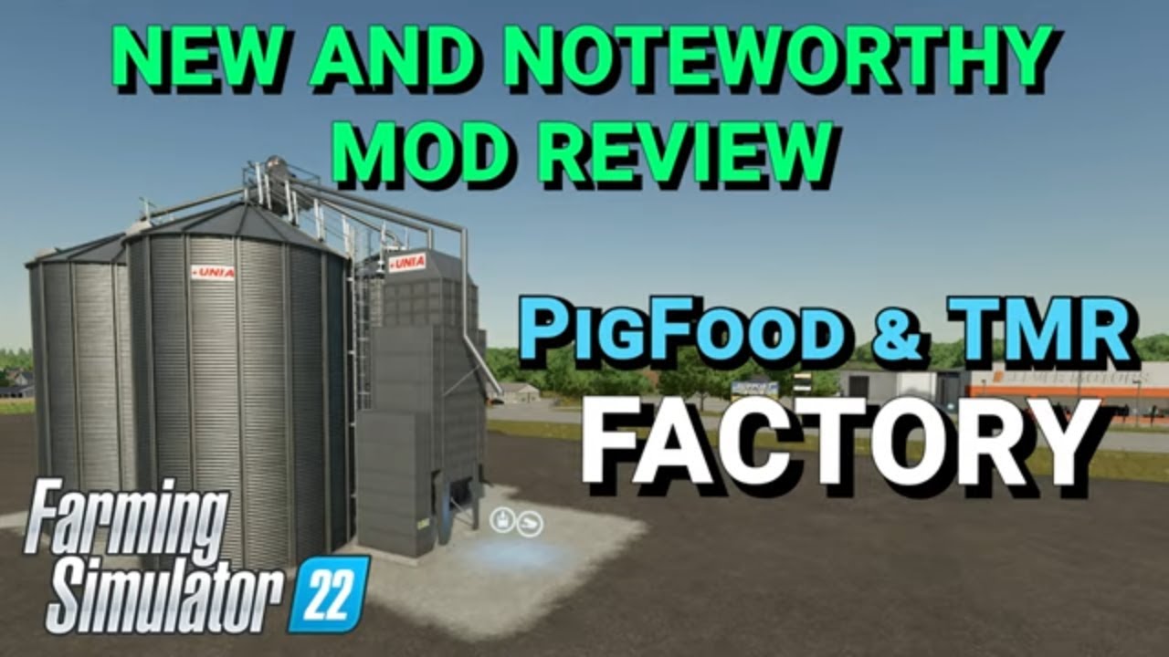 Pigfood and TMR Factory | Mod Review | Farming Simulator 22
