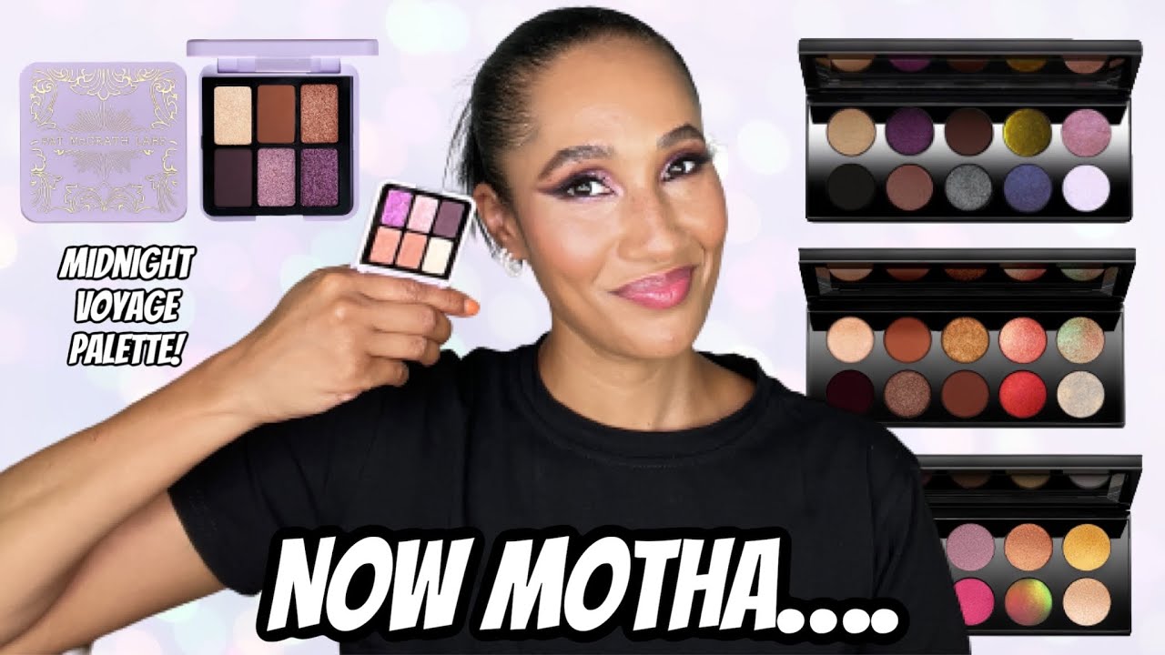 PAT McGRATH MINI EYESHADOW PALETTE: MIDNIGHT VOYAGE | 3 Looks 1 Palette | Mothership Comparisons