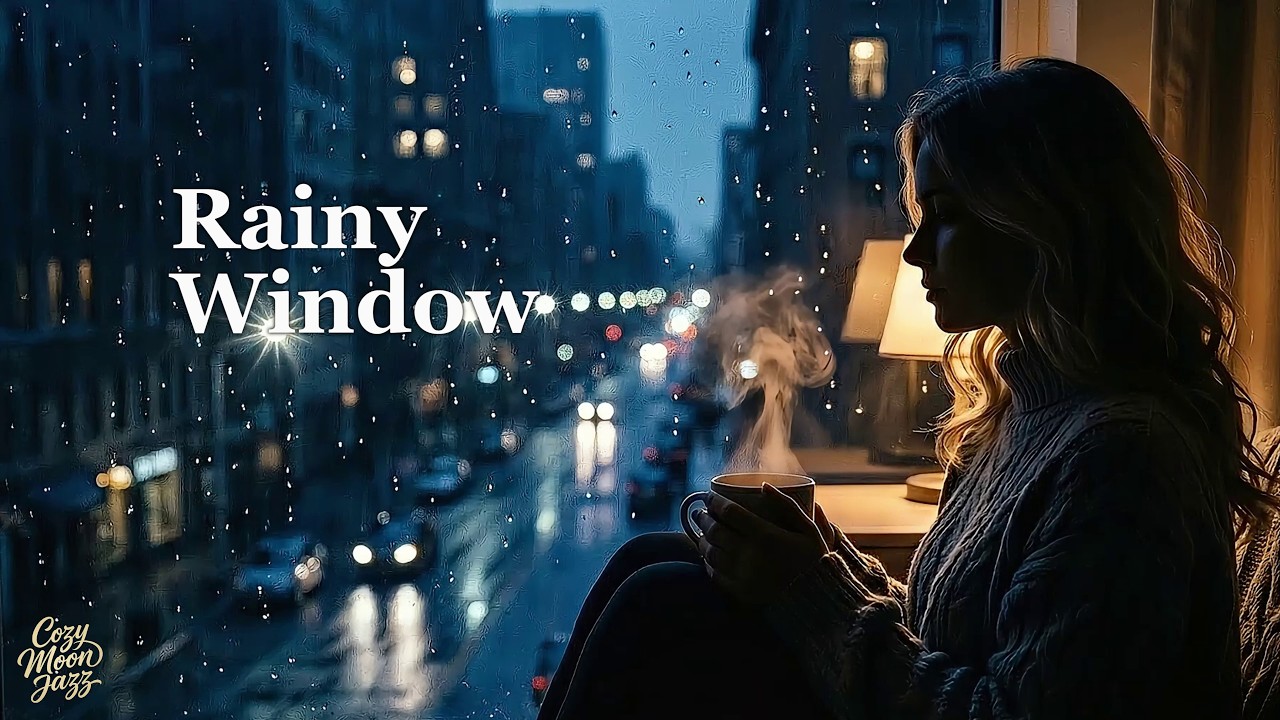 Rainy Window ☔ Soft Jazz Ballads with Female Vocals | Rainy Night Jazz Café Mood (56 Min)