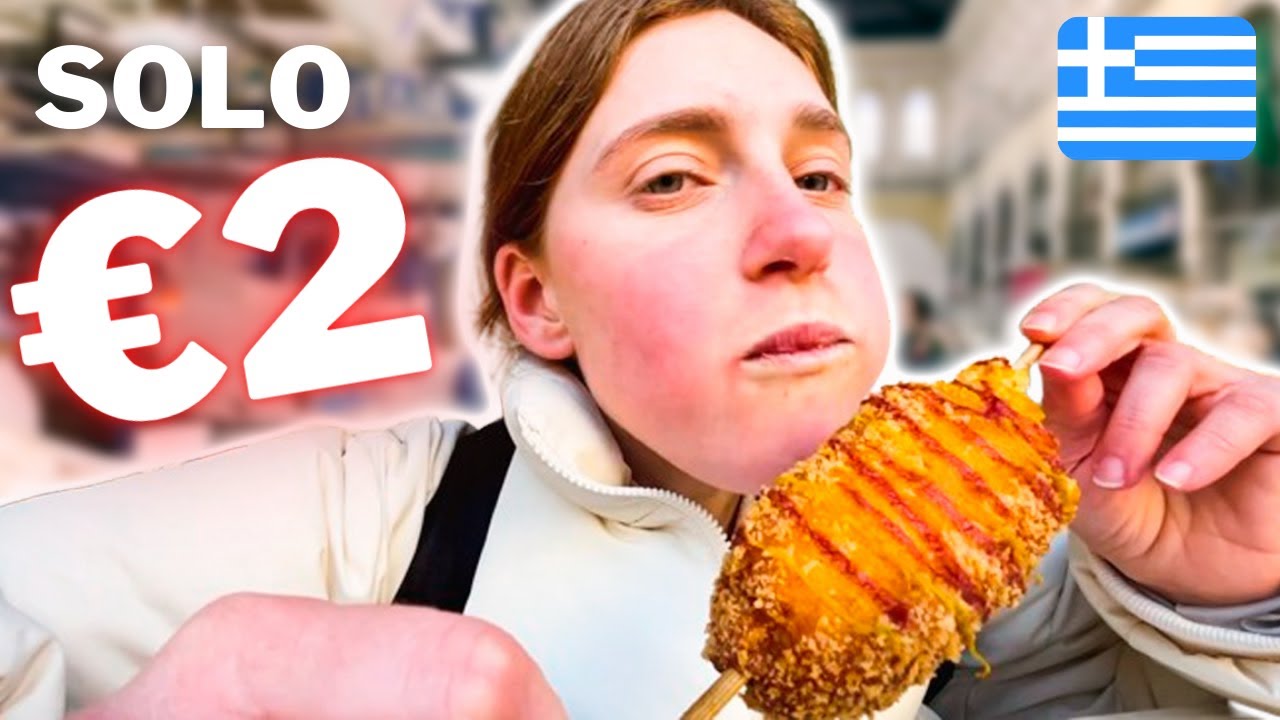 IL VERO STREET FOOD ad Atene è in questo video! 🌭 *economico*