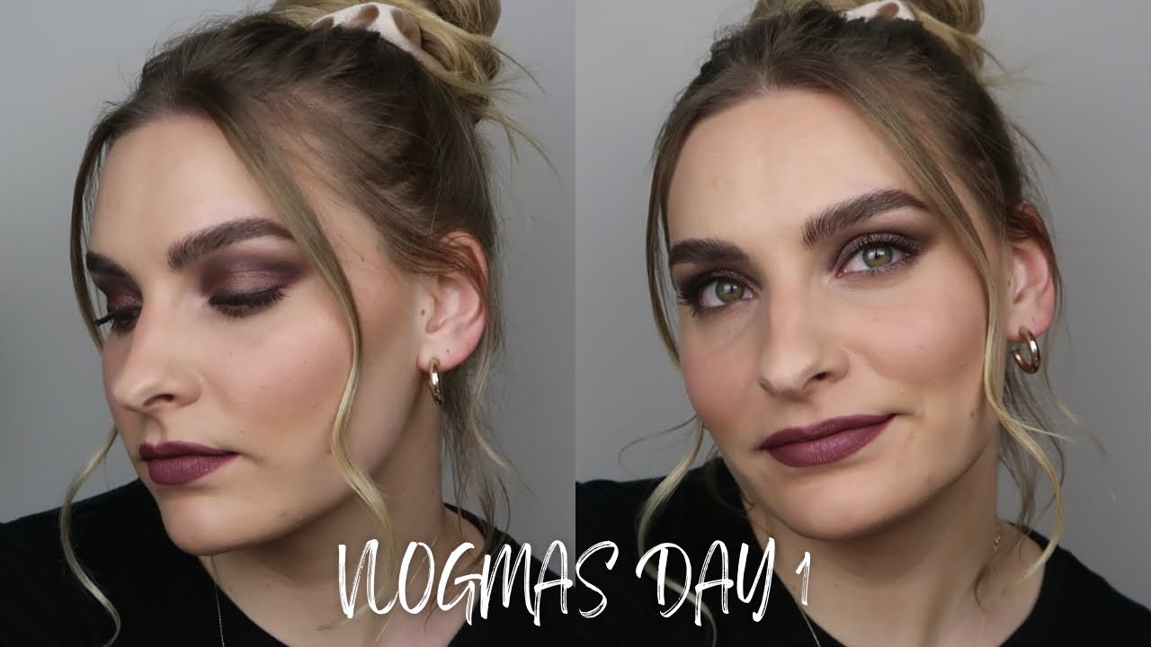A makeup look for all of your holiday parties this season 🎉 Vlogmas Day 1