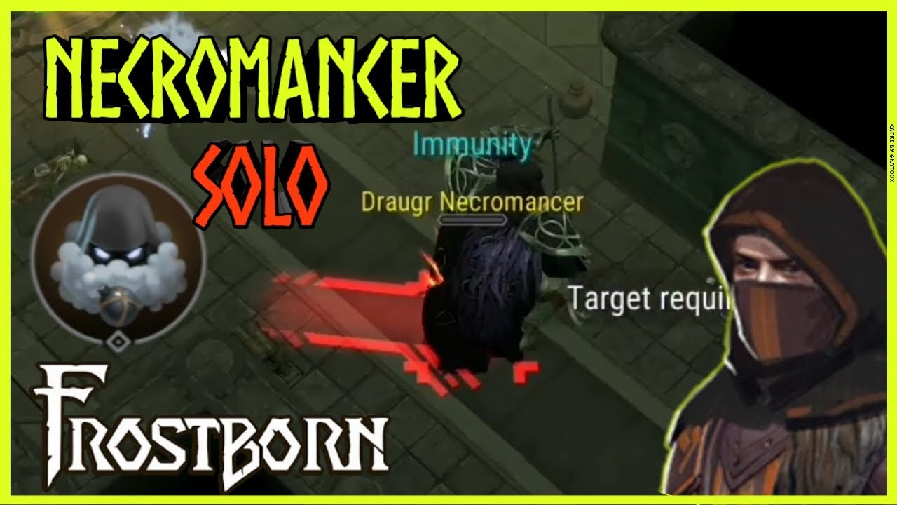 FROSTBORN BEST WAY TO KILL NECROMANCER SOLO , ODIN GUIDE