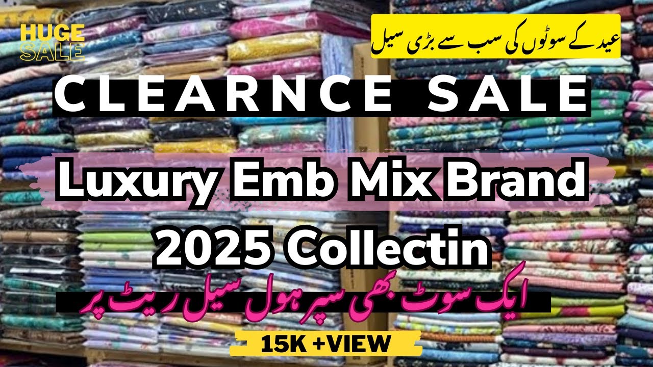 Eid Special ✨🥳 Clearance Sale On Mix Brands Luxury Collection 🌿