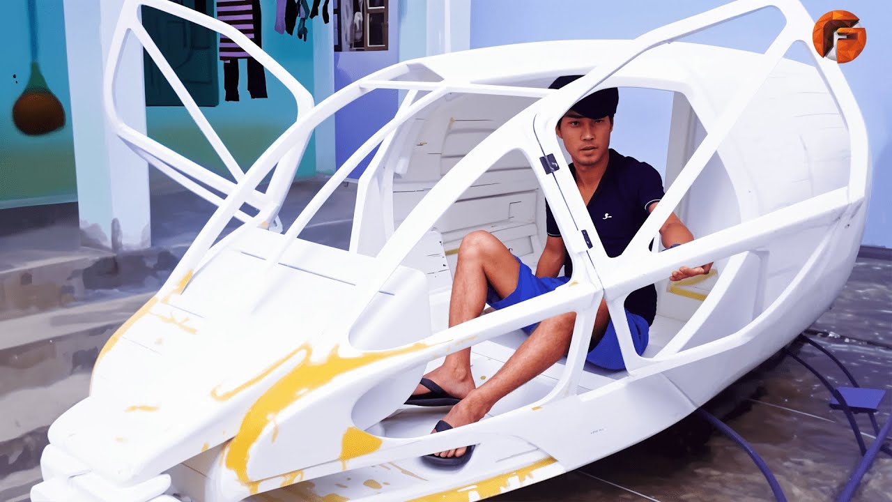 Man Builds Amazing Helicopter From Scratch | Start to Finish DIY Build by 