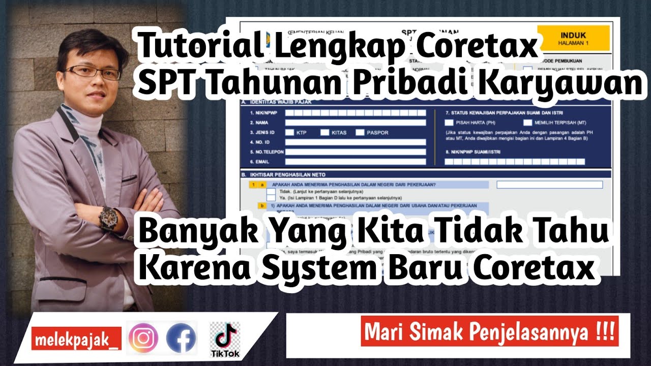 Tutorial Lengkap Cara Lapor SPT Tahunan Coretax Karyawan