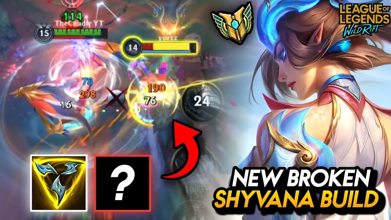 Wild Rift: THIS NEW ITEM ON SHYVANA IS SECRETLY BROKEN!! (MUST ABUSE)