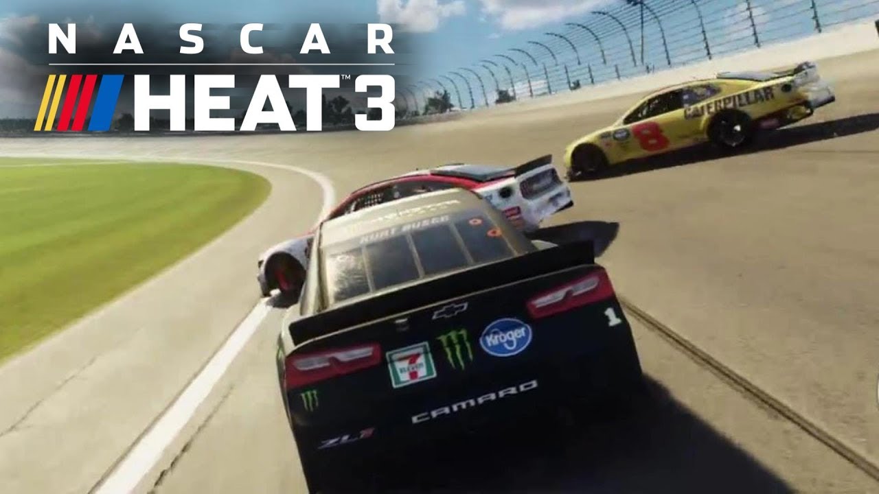 PRO DRIVERS TAKE EACH OTHER OUT! | Let's Play NASCAR Heat 3 Online