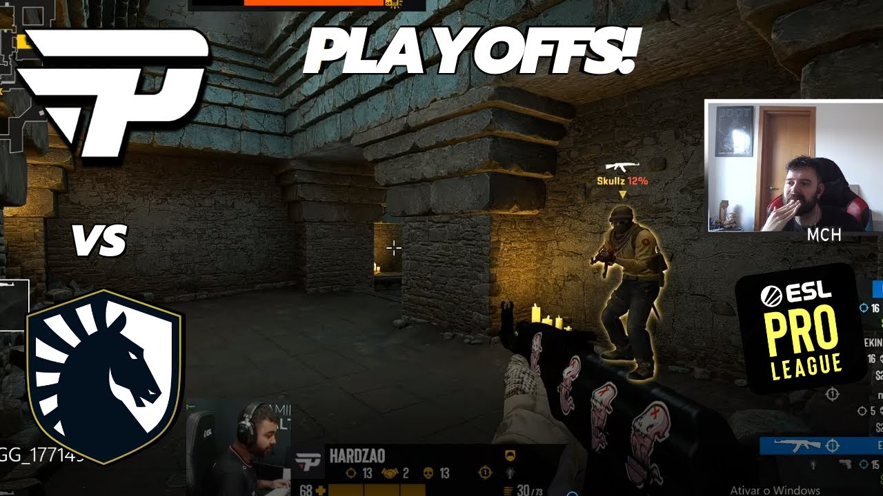 PLAYOFFS!! Pain vs Liquid - MAPA DECISIVO🔥 - ESL Pro League - CSGO | MCH GAULES E APOKA