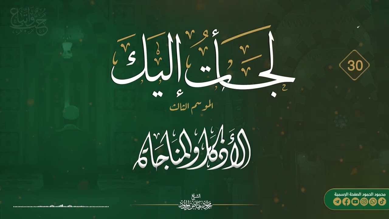 برنامج لجأت إليك || الموسم الثالث اليوم الثلاثون || الشيخ محمود الحمود