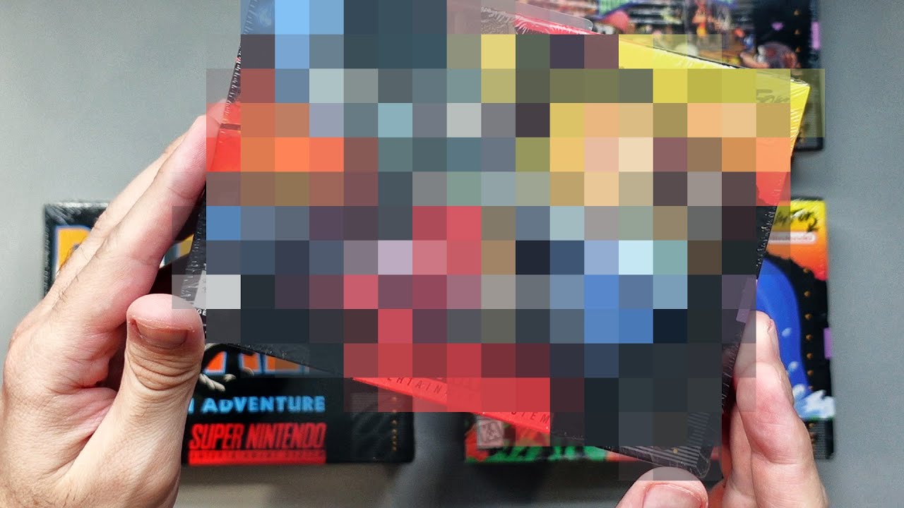 Abri um Jogo LACRADO DE FÁBRICA de Super Nintendo!