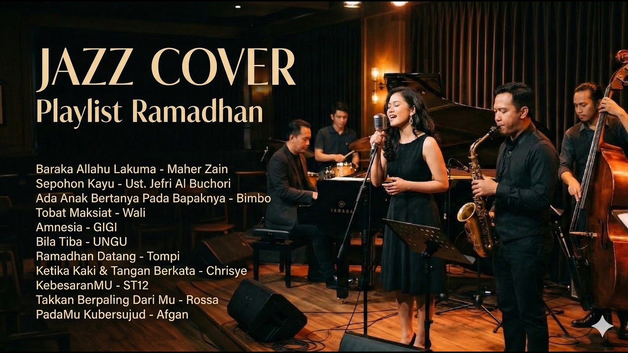 Playlist Lagu Ramadhan Terbaik ✨ JAZZ COVER 🎷 Upbeat Smooth Jazz Version