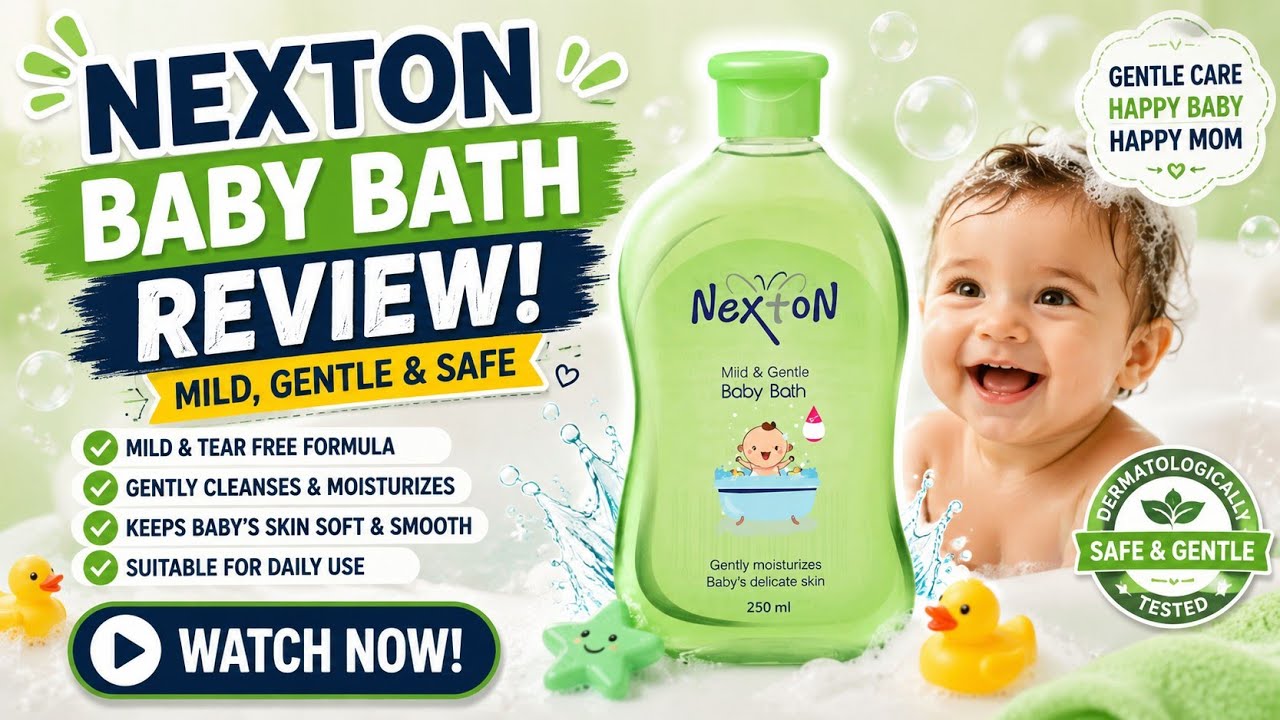 Nexton l Baby Bath l Moisturizer l Nexton Baby Bath l Mild and Gentle l Nexton Baby Shampoo l Pak