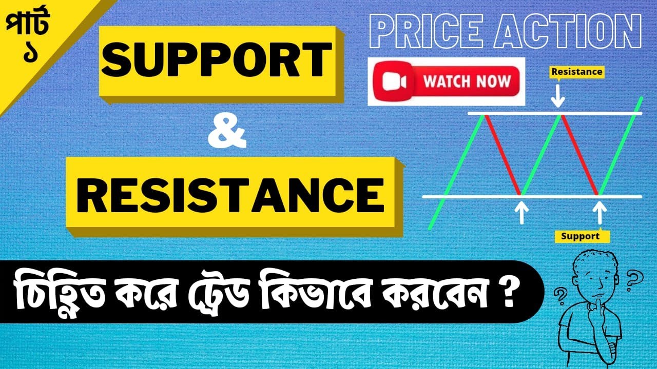 Support & Resistance Trading Strategy in Bengali II support and resistance explained II