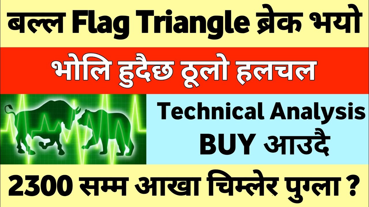 Flag Triangle ब्रेक! २३०० सम्म आँखा चिम्लेर पुग्ला ? | nepse technical analysis today | SHARE NEWS