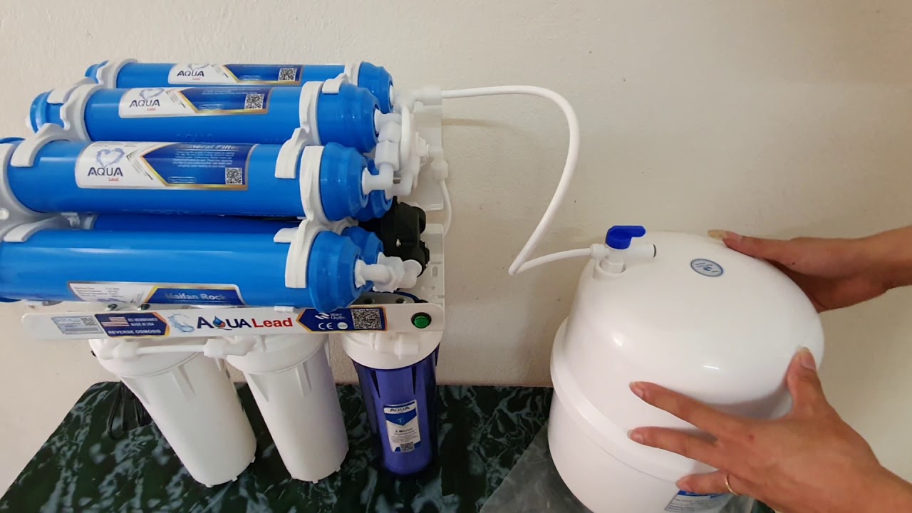 Hướng dẫn lắp đặt máy lọc aqua lead  giá từ 1550k.  zalo 0344090092