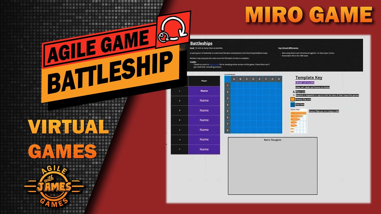 Battleship - Agile Game - Miro