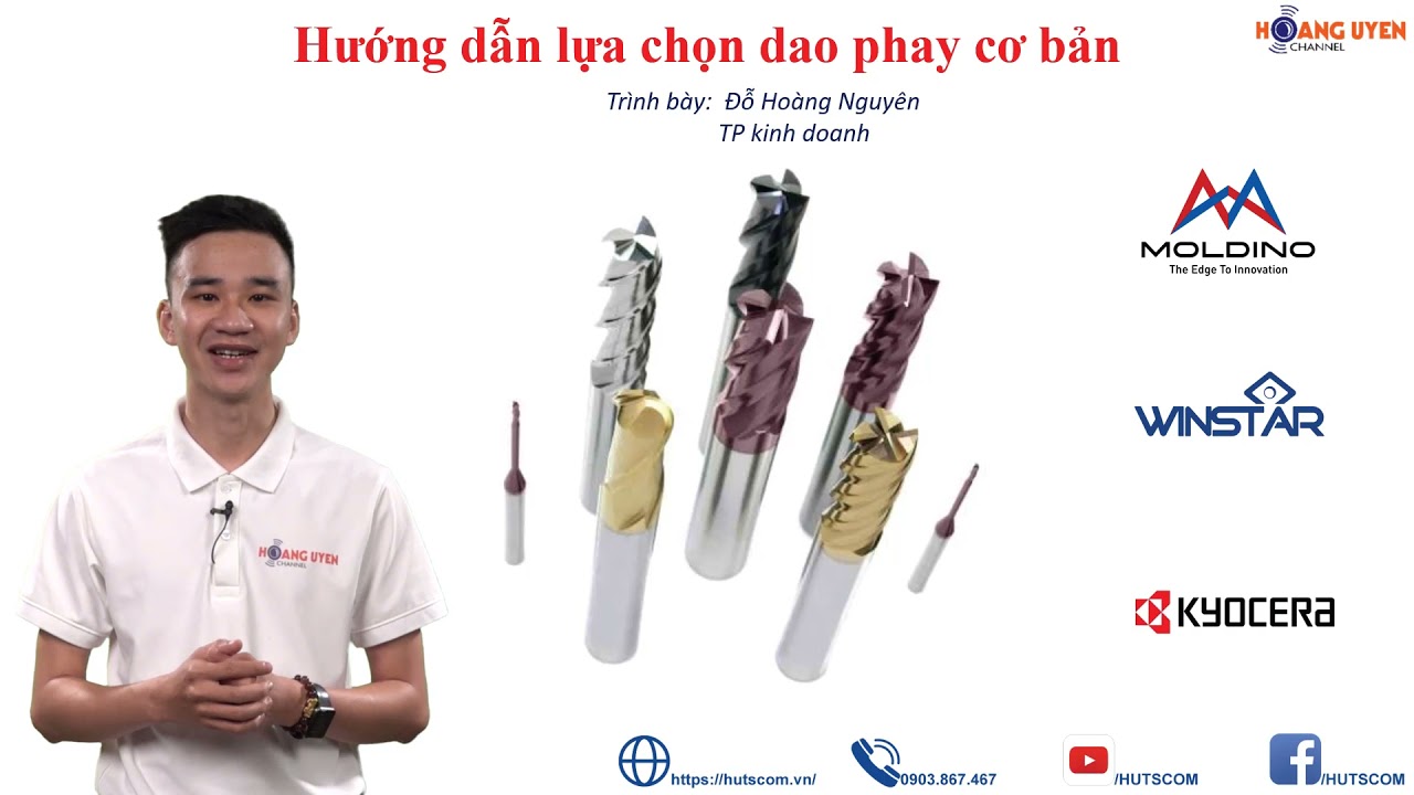 #06 - Hướng Dẫn Lựa Chọn Dao Phay Nguyên Khối Cơ Bản | Hutscom.vn