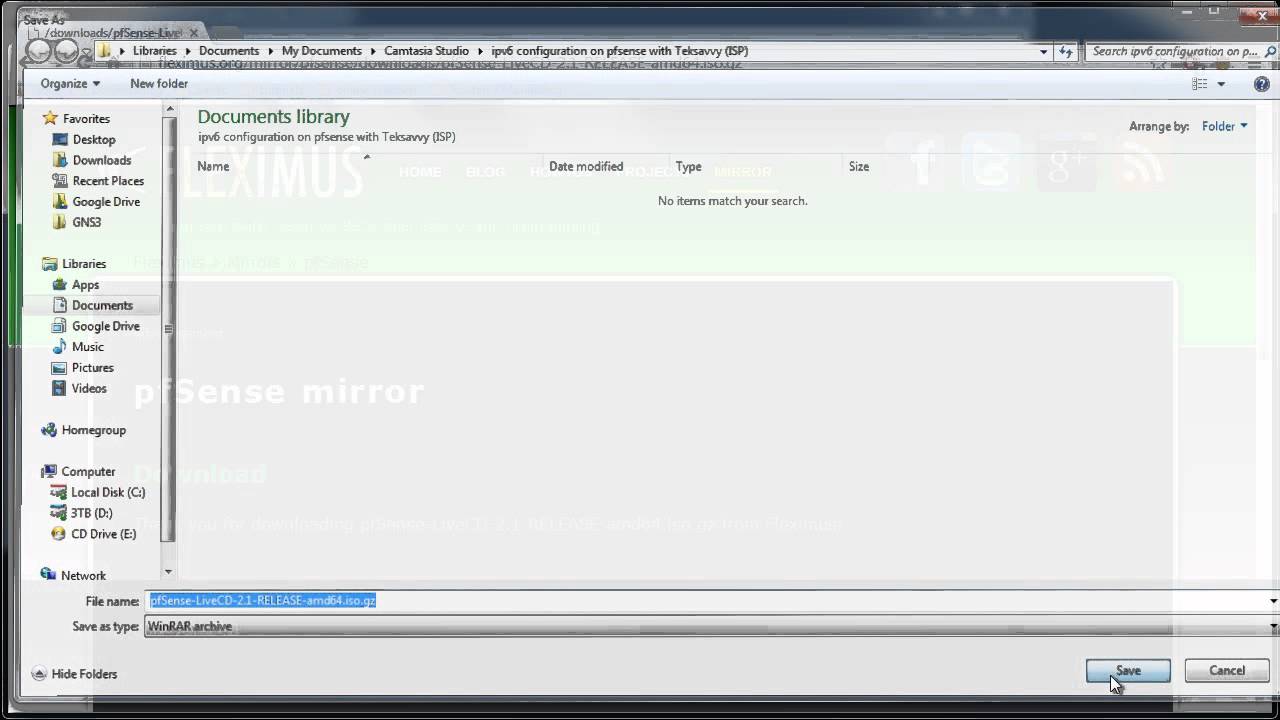 Part1 of IPv6 Configuration on pfSense with Teksavvy ISP Static IPv6 Configuration
