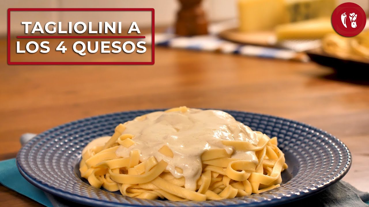 Tagliolini a los 4 quesos | Receta f&aacute;cil internacional | Directo al Paladar M&eacute;xico