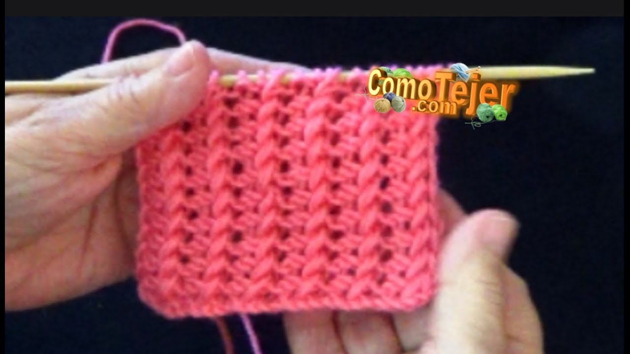 Cómo Tejer con Punto Derecho en Sólo 2 carreras esta Puntada 2 agujas, palitos, tricot (1056)