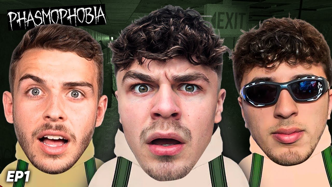 AB plays PHASMOPHOBIA with CHIP & GEORGE CLARKEY (#1)