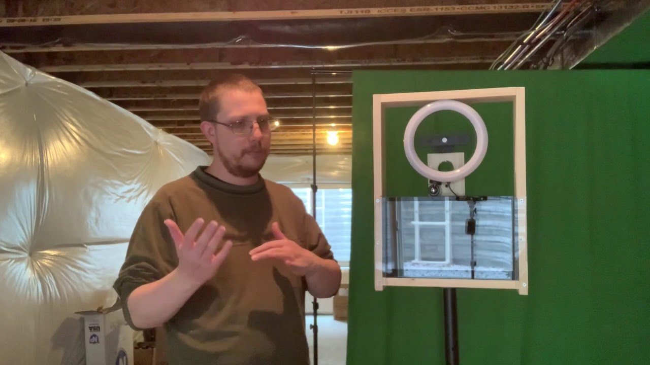 Adding the clear acrylic to the front | DIY Photo Booth Build