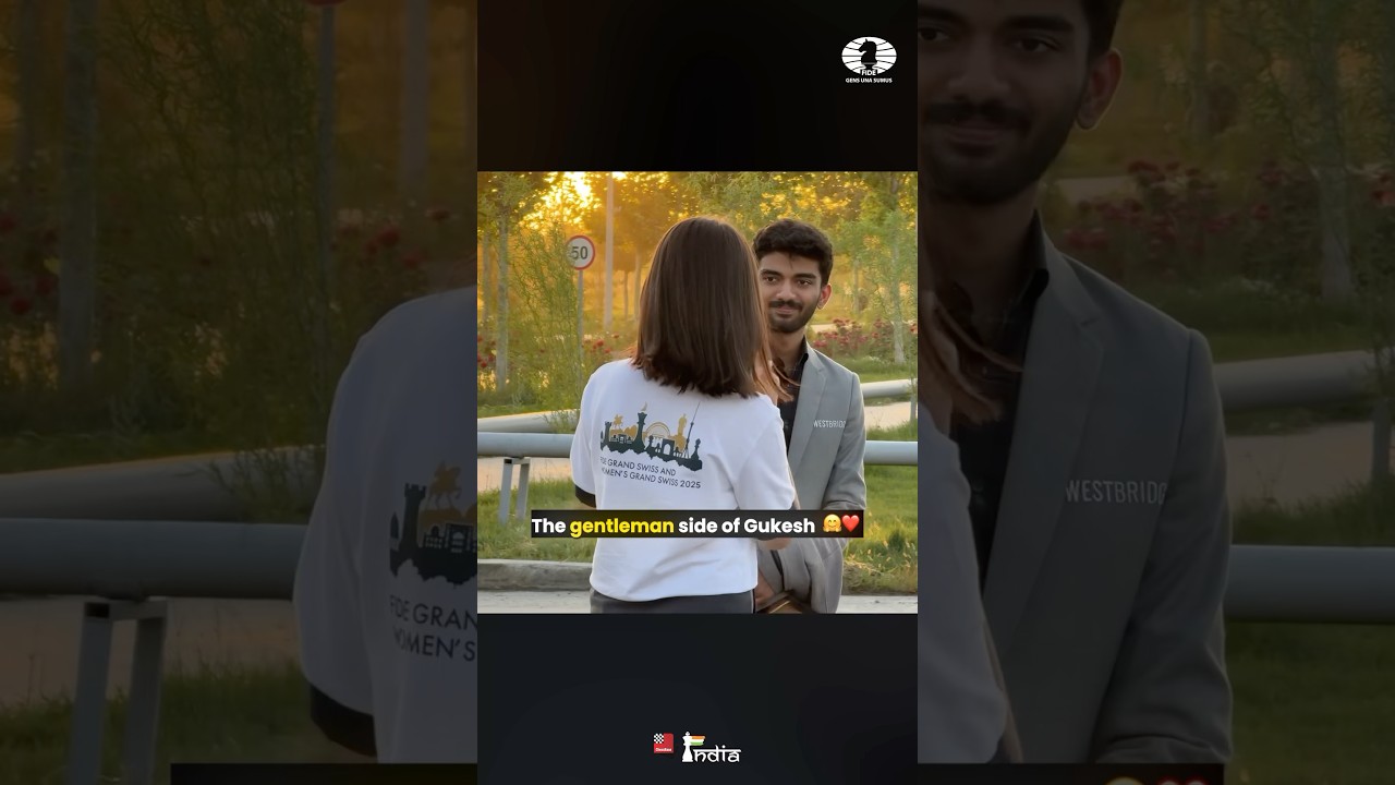 Gentleman Side of Gukesh ♥️😍 #gukesh #chess