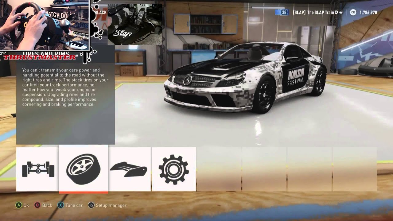 Forza Horizon 2 LP Ep15 SLS or SL65? or - w/Thrustmaster Wheel Cam | SLAPTrain
