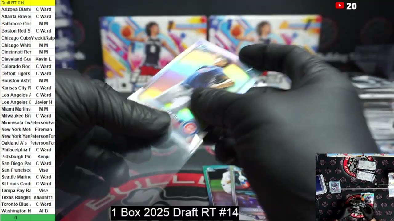 1 Box 2025 Bowman Draft RT #14