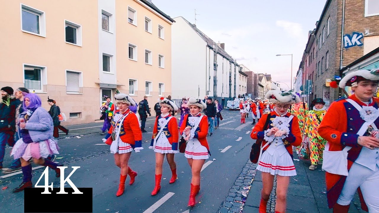 Carnival, Germany🇩🇪 2024 Bonn 4k 60fps