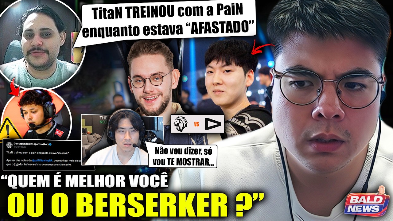 URGENTE! Correslol APUROU a VERDADE sobre PaiN e TitaN? Entenda! EsA e Bull falam sobre a LOUD