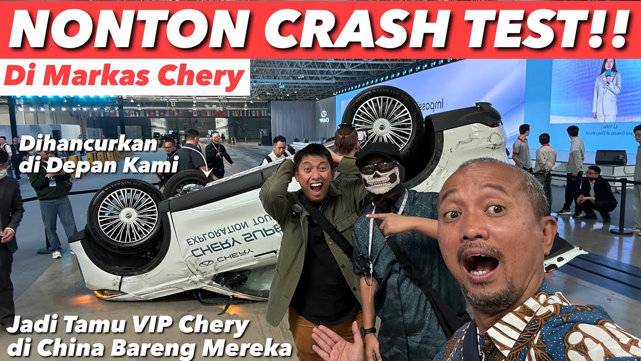 CUMA CHERY YANG BISA! CRASH TEST LIVE DI DEPAN MATA