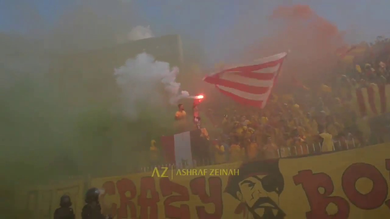 جنون جمهور تشرين السوري (التراس ايغلز) في مباراة الديربي ضد نادي حطين بالدوري السوري !