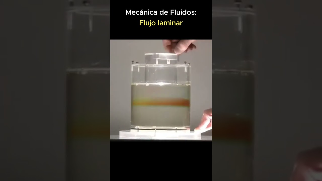 Mecanica de Fluidos. &iquest;Magia l&iacute;quida? No&hellip; &iexcl;Ciencia reversible! Flujo Laminar