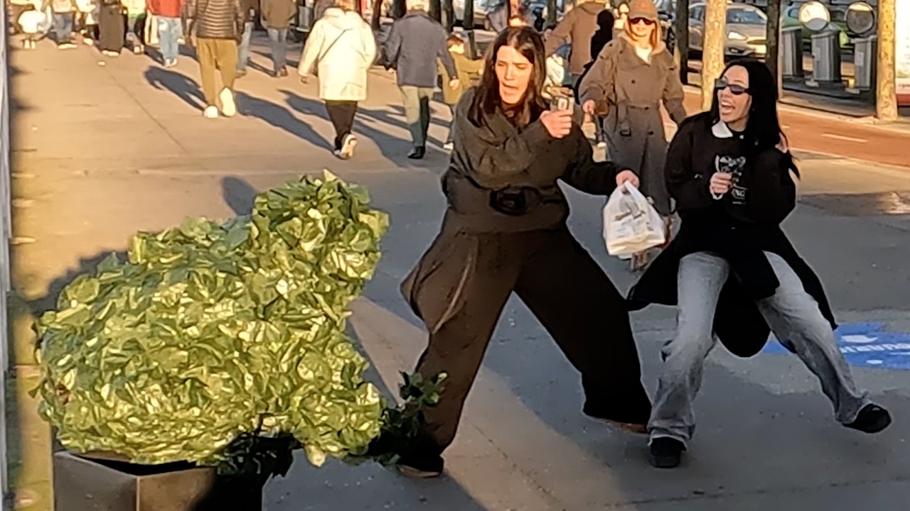 la broma del arbusto mas realista // bushman prank