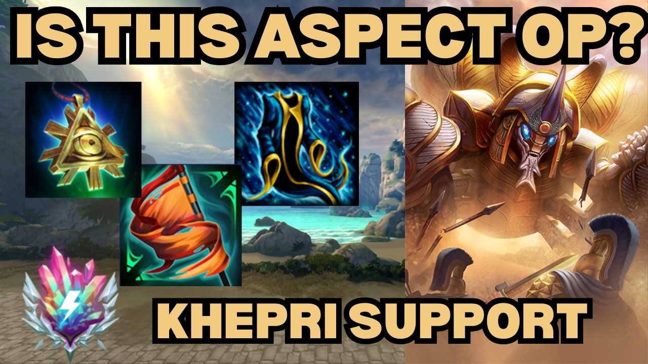 IS THIS ASPECT OP?? - Khepri Support Smite 2 Gameplay
