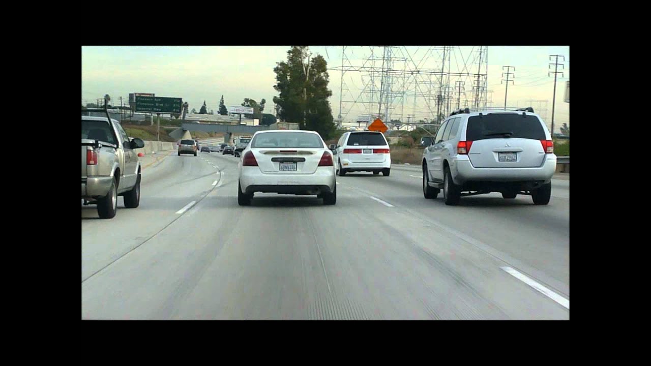 CA-60 onto I-710 onto CA-91 at 910 MPH