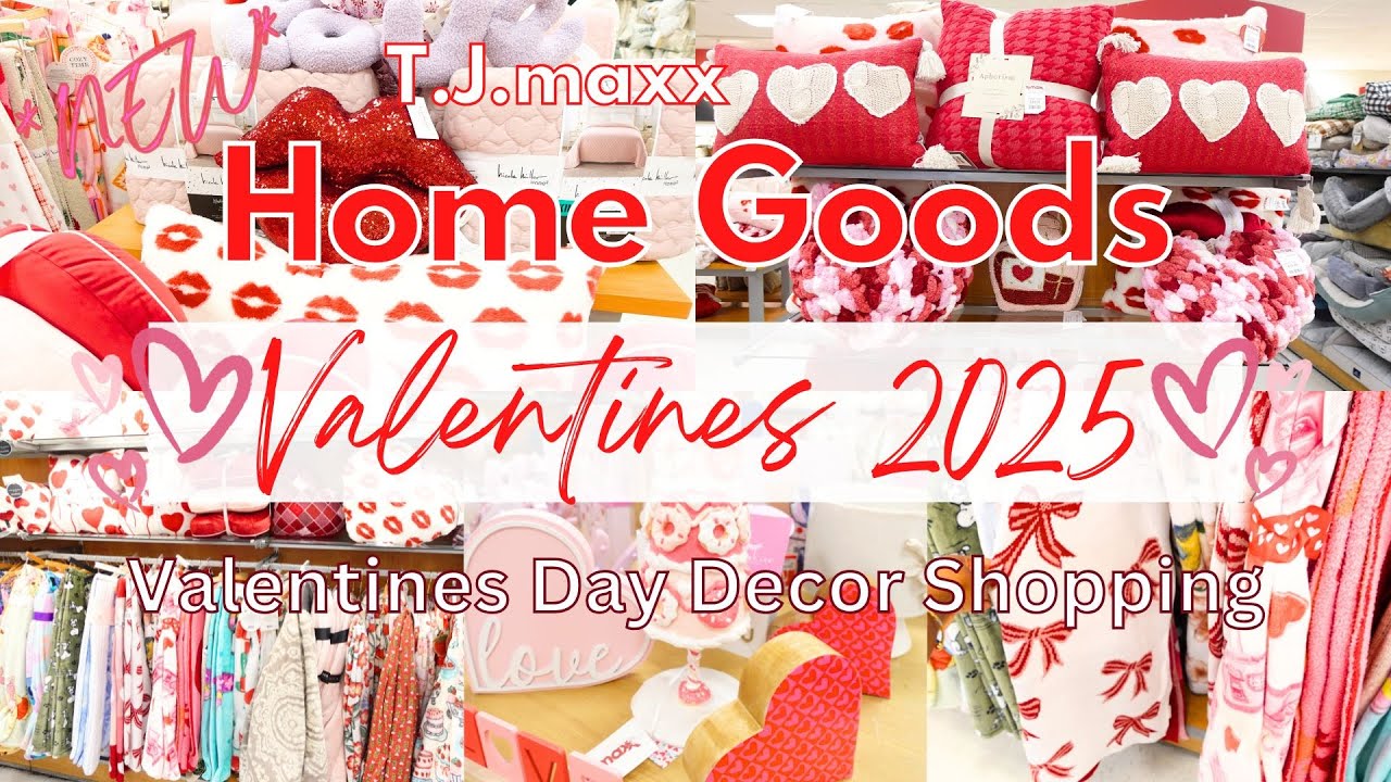 VALENTINES DAY DECOR 2025 AT HOMEGOODS\TJMAXX | VALENTINES DAY DECOR SHOPPING