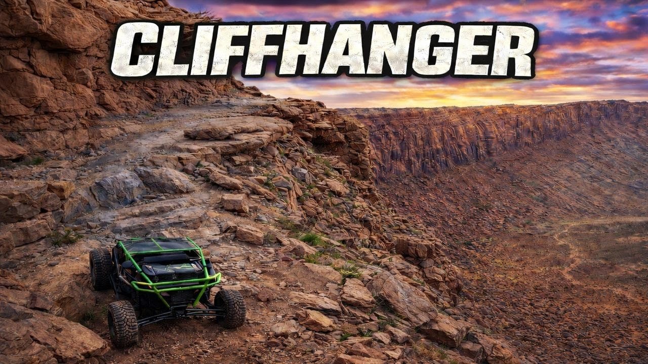 UTV's on EDGE OF CLIFF | Moab Cliffhanger
