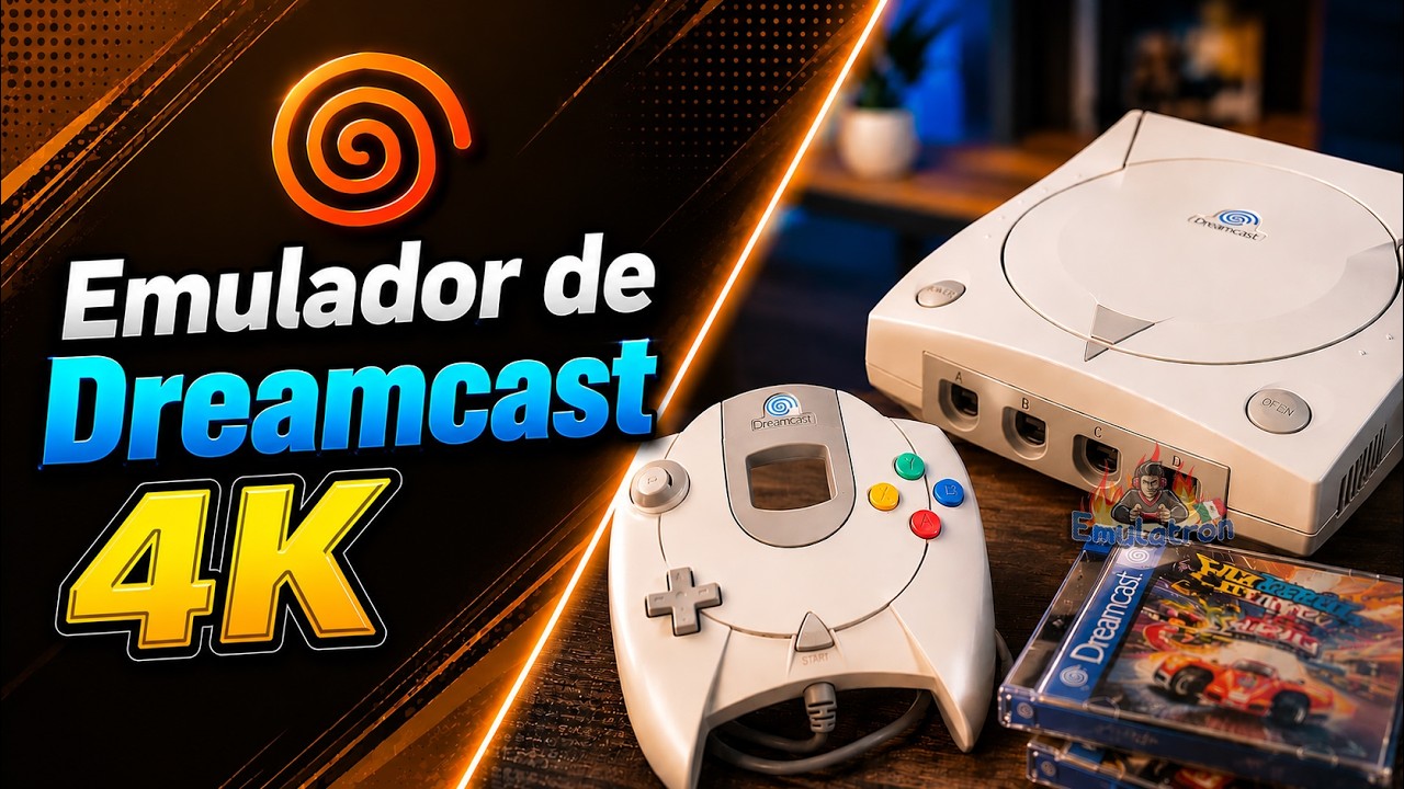 Configuración para el mejor Emulador de Sega DreamCast a 4k y 60fps