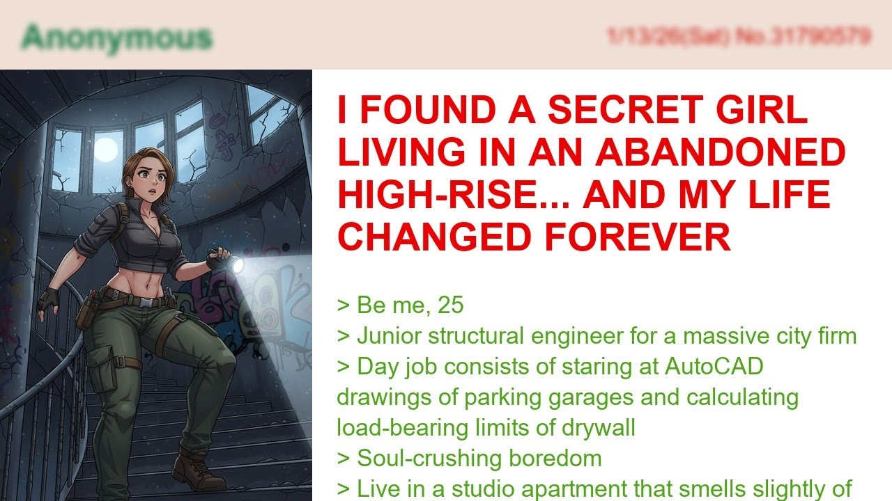 I Found a Secret Girl Living in an Abandoned High-Rise... and My Life Changed Forever