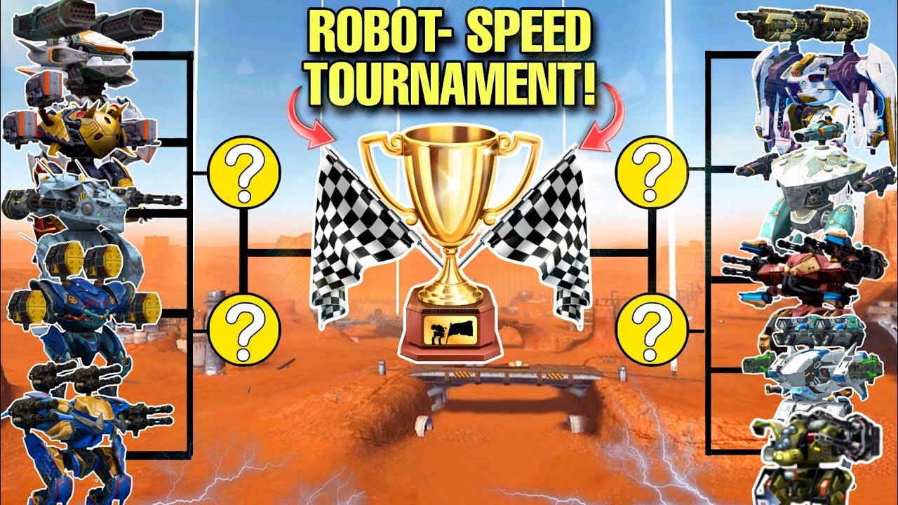 🔥 ALL ROBOTS SPEED TOURNAMENT! || WAR ROBOTS WR || FASTEST ROBOT CHAMPIONSHIP! ||