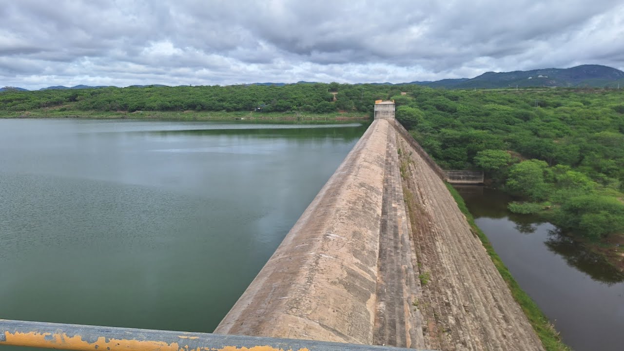 Situação DA BARRAGEM  PEDRO MOURA JUNIOR depois DAS Fortes TEMPESTADE EM Belo JARDIM-PE 02/03/2026 