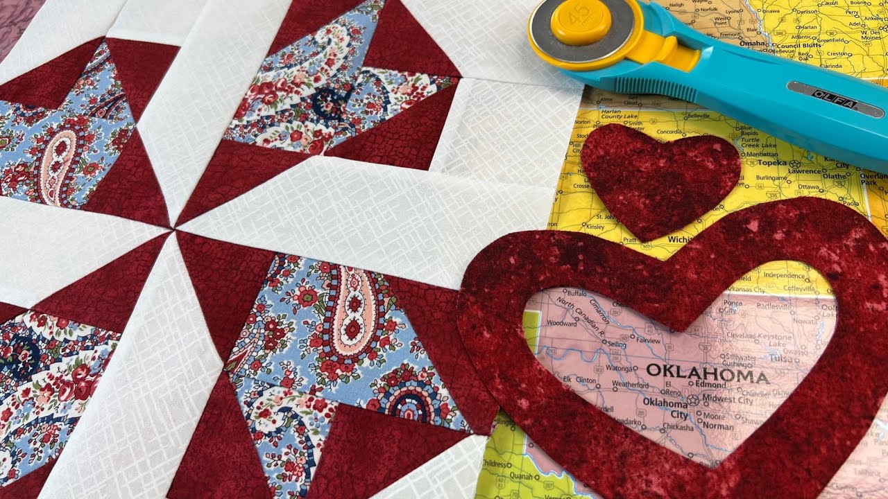 Oklahoma - Block 14 of 50! - Celebrating the States! - Block of the Month - a 4+ year quilt project!