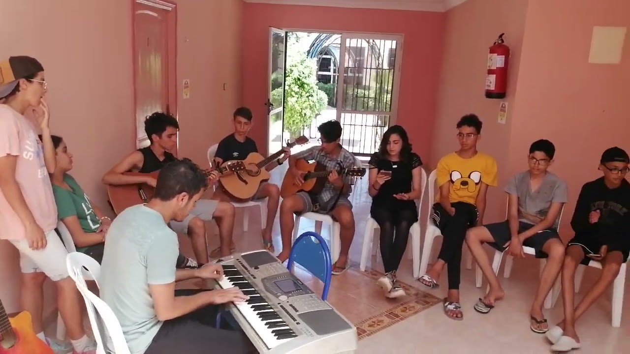 كن أنت the price tag performed by El Jadida campers