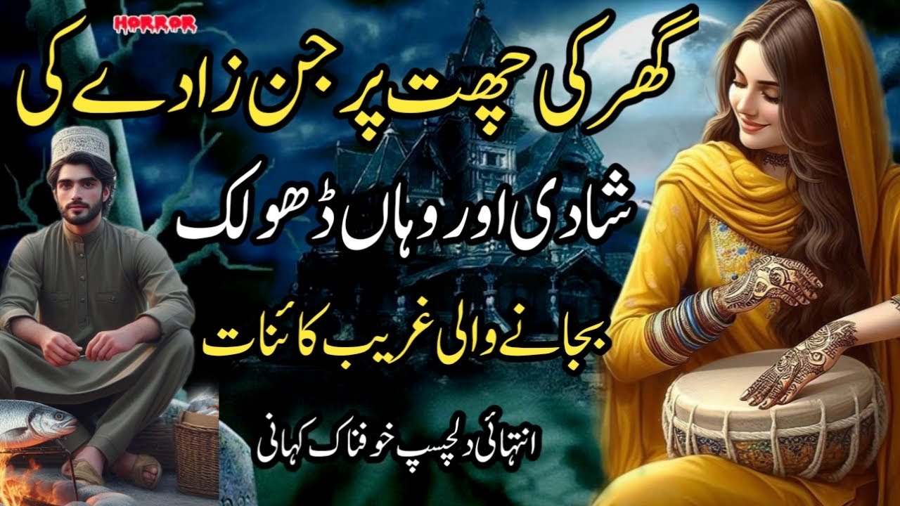 Ghr Ki Chat Pe Jinzzaday Ki Shadi Aur Wahan Dholok Bjati Ghreeb Kainat |Horror