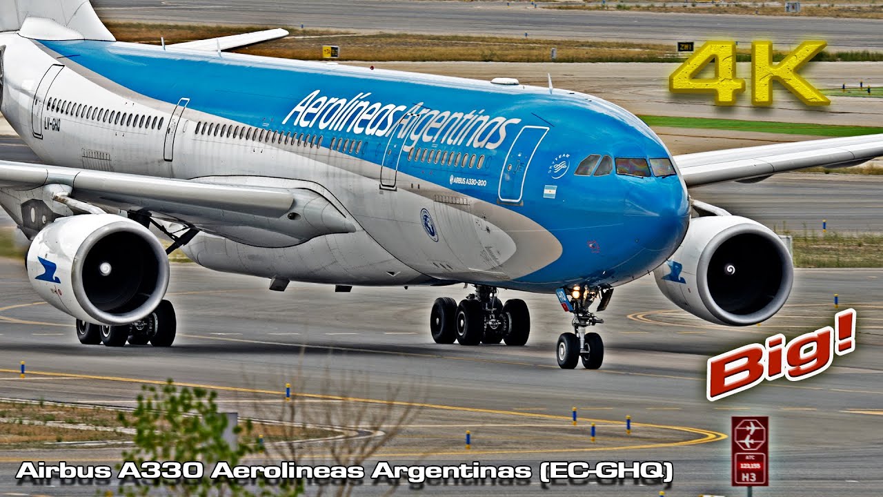 Airbus A330 202 Aerolineas Argentinas (LV-GHQ) Madrid
