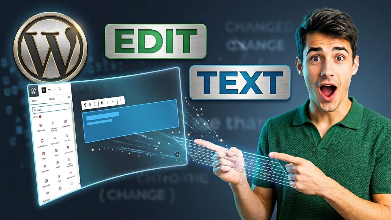 How to change any text in WordPress (Easiest Way)(2026 Guide)